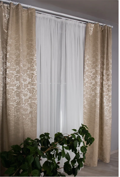 Комплект штор жаккард 150х250 см, 2 шт. 
